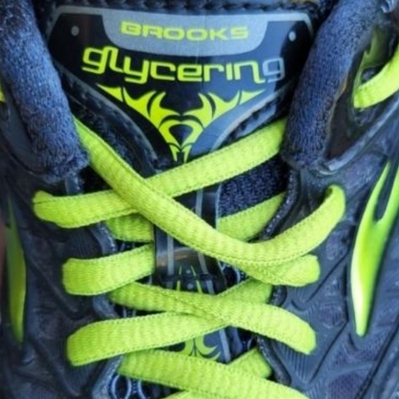 Brooks Glycerin 9 Athletic Run Walk Jog Tennis Shoe Sneaker Green Gray Women 10 - Picture 3 of 12